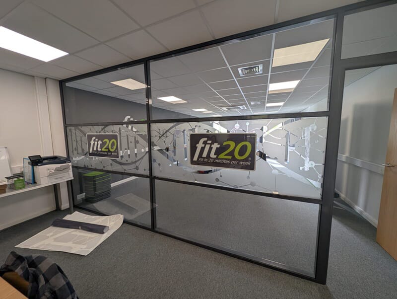 An image of the Fit 20 interior window graphic.